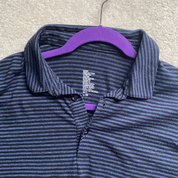 BUNDLE H&M and J Hilburn Navy/Black polo Large - Picture 4 of 7